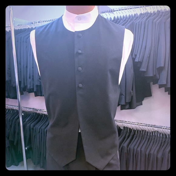 Unique Mens Retro Tuxedo Vest - Picture 1 of 3